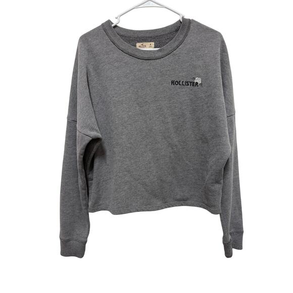 VTG Hollister Embroidered lightweight Sweatshirt Butterfly   Size Medium - Picture 2 of 6